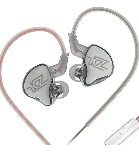 Auriculares In Ear Kz Acoustics Edcx C/mic Gris Monitoreo