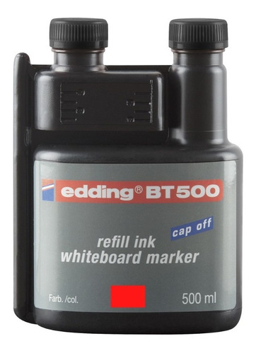 Tinta Marcador Pizarra Edding Bt500 Rojo X 500cc Bt30 360