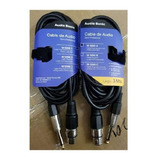 Cable Plug 6.5 A Cable Jack Canon 3mt  Audiosonic M5898a