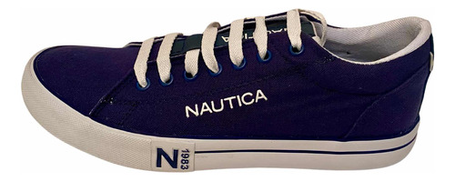 Tenis Azul Marino Náutica Hombre Tallas 27 Y 27.5mx Saúl