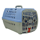 Caixa De Transporte Animais De Pequeno Porte N.1 Mais Dog Cor Azul