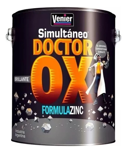 Dr. Ox Convertidor Oxido Blanco Brillante 4 Lt Venier Sibaco