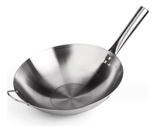 Wok  Sarten Arrocero 40cm Acero Inoxidable