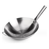 Wok  Sarten Arrocero 40cm Acero Inoxidable