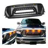 Parrilla Dodge Ram 1500 Negro Luz Led Ambar 2019 2020 2021