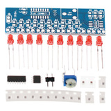 Ne555 Cd4017, Luz Led Intermitente, Kit De Bricolaje Para Pr