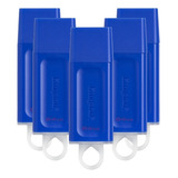 Kit 5 Memorias Usb 64gb Kingston 3.2 Gen Azul En Blister