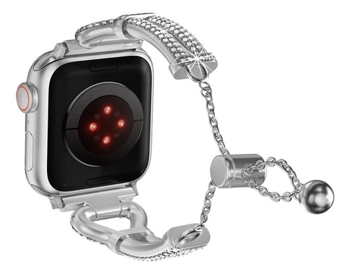 Correa De Metal Para Apple Watch, Pulsera De 44 Mm, 41 Mm Y