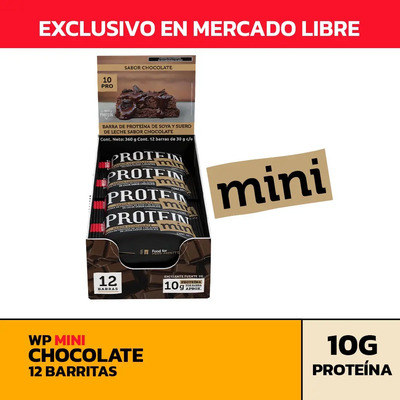 Barritas de proteína Mini Wild Foods sabor Chocolate Pack x12 Uds. | MercadoLibre