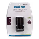 Cargador Para 2 Baterias Ion Litio 18650 Philco