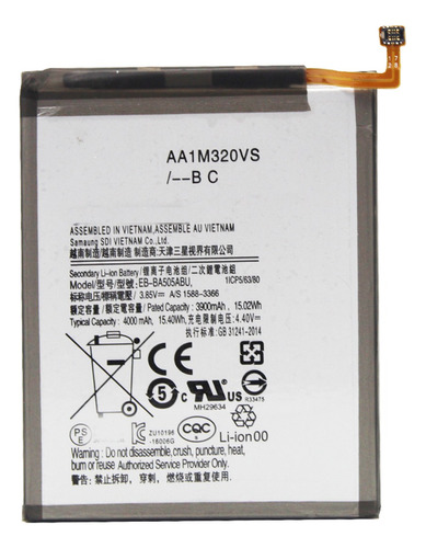  Bateria Compatible Con Samsung A20 A205 A30 A305 A50 A505