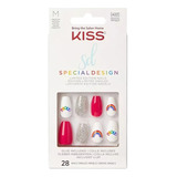 Kit De Uñas Postizas Kiss Special Design On My Way Talla M