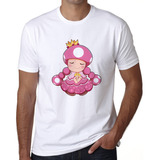 Playera Toadette Princesa Mario Bros Hongo