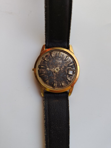 Reloj Haste Sello Dorado Vintage Para Proyecto Años 60's