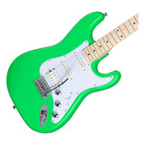 Guitarra Eléctrica Kramer Focus Vt-211s Rosa Neón Color Verde Neón Material Del Diapasón Maple Orientación De La Mano Diestro