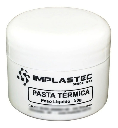 Pasta Térmica Implastec Para Processador De Cpu Pote 50g