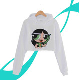 Chicas Super Poderosas Sudadera Croptop Unisex Bellota