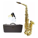 Saxofon Alto Silvertone En Eb Laqueado Modelo Slsx009 