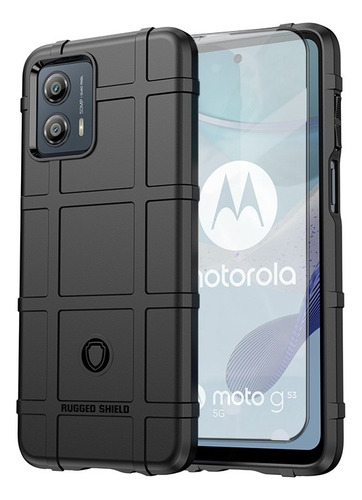 Funda De Rígida For Motorola G53 G73 Con Mica De Vidrio