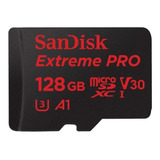 Cartão De Memória Sandisk Sdsqxcg-128g-gn6ma  Extreme Pro Com Adaptador Sd 128gb
