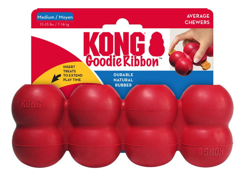 Kong Goddie Ribbon Juguete Perros Medium-