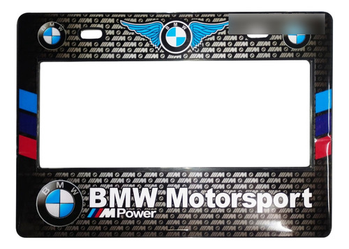 Porta Placa Para Moto Bmw Motorsport Premium