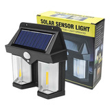 Luminária Parede Externa Carregamento Solar - Pronta Entrega