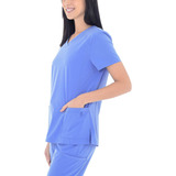 3-pack Bt Supply Co V-neck Scrub Top W/ Front Pockets, W Eeh