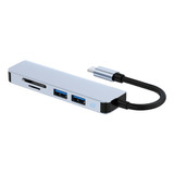 Adaptador 5 En 1 Hub Usb Tipo C A Usb 3.0 Sd Lector Tarjetas