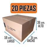 Caja De Cartón Mercado Libre E-commerce 59x51x36cm 20 Piezas