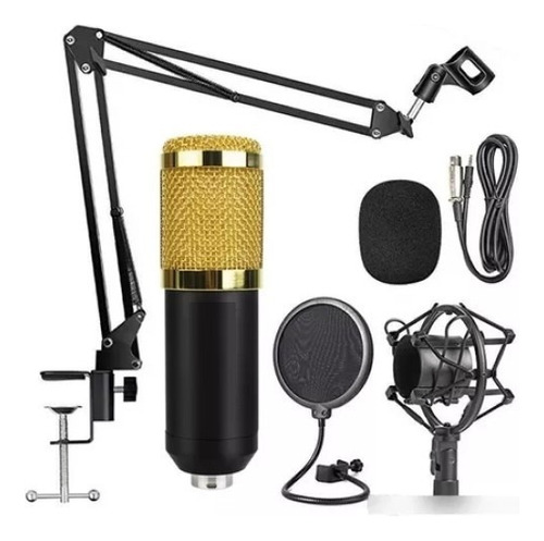 Kit Microfono Condensador Estudio Profesional Y Brazo