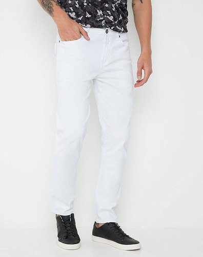 Jeans Blanco Hombre Elastizado Be Yourself Tiendas