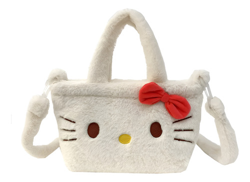 Bolsa Afelpada Bandolera Peluche Bolso De Mano Kuromi Kitty