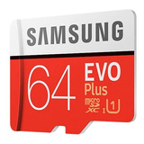 Tarjeta De Memoria Samsung Con Adaptador Sdxc Uhs-i 64gb