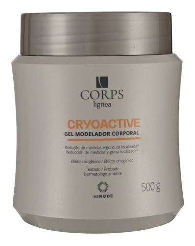 Gel Modelador Corporal Cryoactive Corps Lignea Redutor 500g 