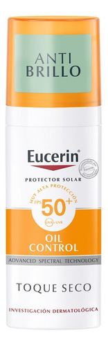 Protector Solar Facial Eucerin Gel Crema Oil Control 50ml