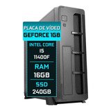Computador Fácil Slim Intel Core I5 11400f 16gb Ssd 240gb