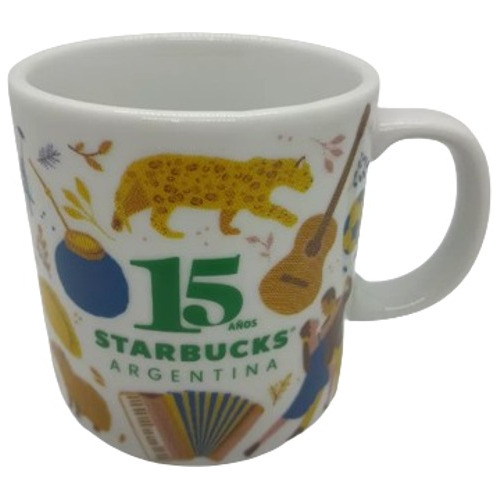 Taza Coleccionable Starbucks 15 Aniversario Argentina