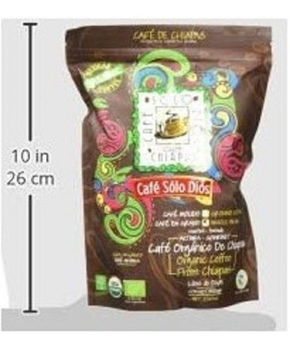 Café Solo Dios Organico En Grano Artesanal 500gr