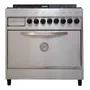 Cocina Maraldi 6 Hor. Plancha + Carlitero Semi Acero Inox | Mismo precio en cuotas