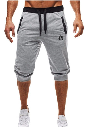 Sudadera Jogger 3/4  Mocho Hombre Slim Fit Colores 