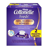 Papel Higiénico Húmedo Kleenex Cottonelle 8 Pack 42 C/pack