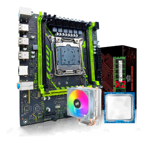 Kit Intel Xeon E5 2650 V4 + X99 + 16gb Memória Ddr4 + Cooler