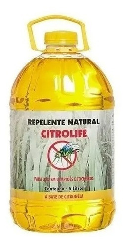 Óleo De Citronela P/ Tochas Lampiões Lamparinas Repelente 5l