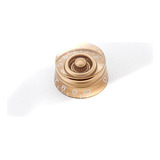 Knob Plástico Instrumentos Dourado (4 Peças) Spirit Klc-gd