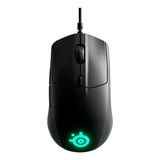 Mouse Gamer De Juego Steelseries  Rival 3 62513 Negro
