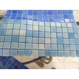 Mosaico Veneciano Azul Niebla 54403 Togama 2.5x2.5 Alberca 
