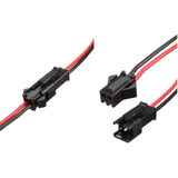 Lote 5 X Conector Tipo Sm 2 Pin Macho+hembra Cable 15cm Ityt