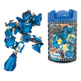 Blocos De Encaixe Robô Guerreiro Blue Armor 698.7 Xalingo