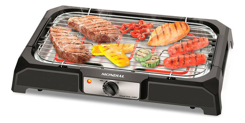 Churrasqueira Elétrica Mondial Grand Steak E Grill 220v